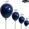 Navy Blue Balloons 100pcs Dark Blue Latex Party Balloons Different Sizes 18 12 10 5 Inch Night Blue Balloon Garland for Birthday Party Graduation Baby Shower Wedding Holiday Balloon Decoration
